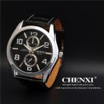 L021C Japan Movement Stainless Steel Watch Vintage Leather Watches for Business