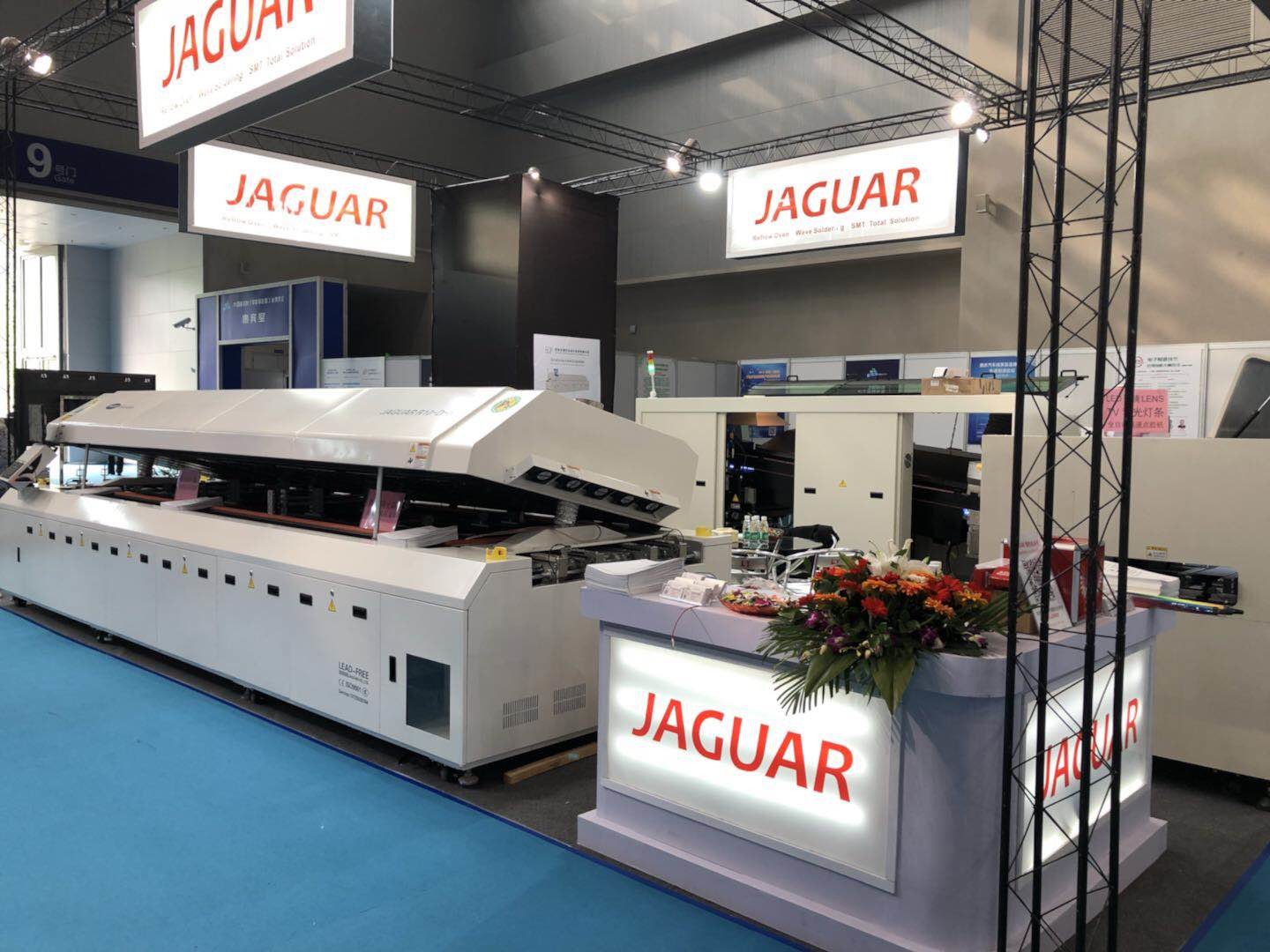 Dual Rail Benchtop Reflow Oven High Capacity 12 Zones 80kw Total Power