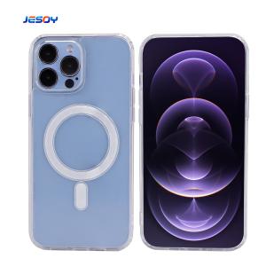 China Anti Yellow Magsafe Phone Case Transparent TPU Magnet For IPhone 16 Pro Max on sale