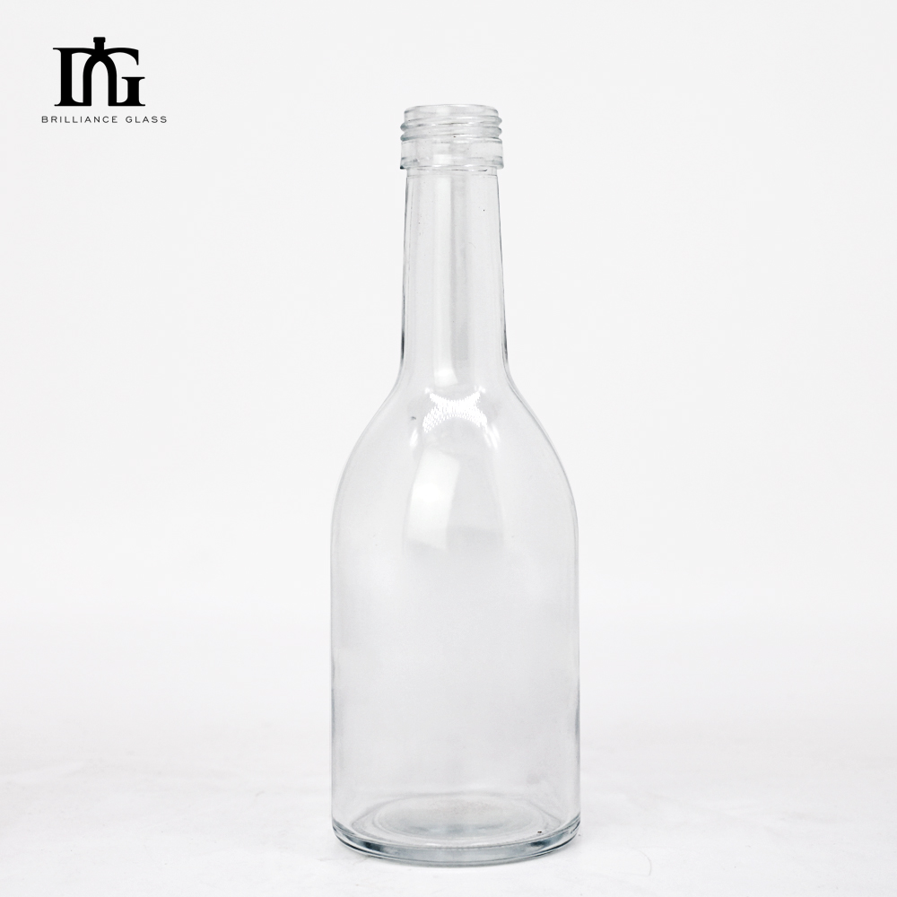 Glass Bottle for Liquor Customized 350ml Whisky Vodka Spirit 500ml Base Material Glass