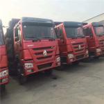 Used Chinese Sinotruk Howo 3 axles 6x4 used U-Shaped Dump Truck/Midele lifting