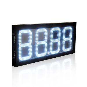 Wholesale Gas Price Display Signs Glare LED 16'' White 88.88 Petrol Changer Sign No Specification from china suppliers