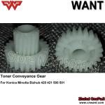 BH420 toner gear Copier part for Konica Minolta Bizhub 420 421 parts 500 501