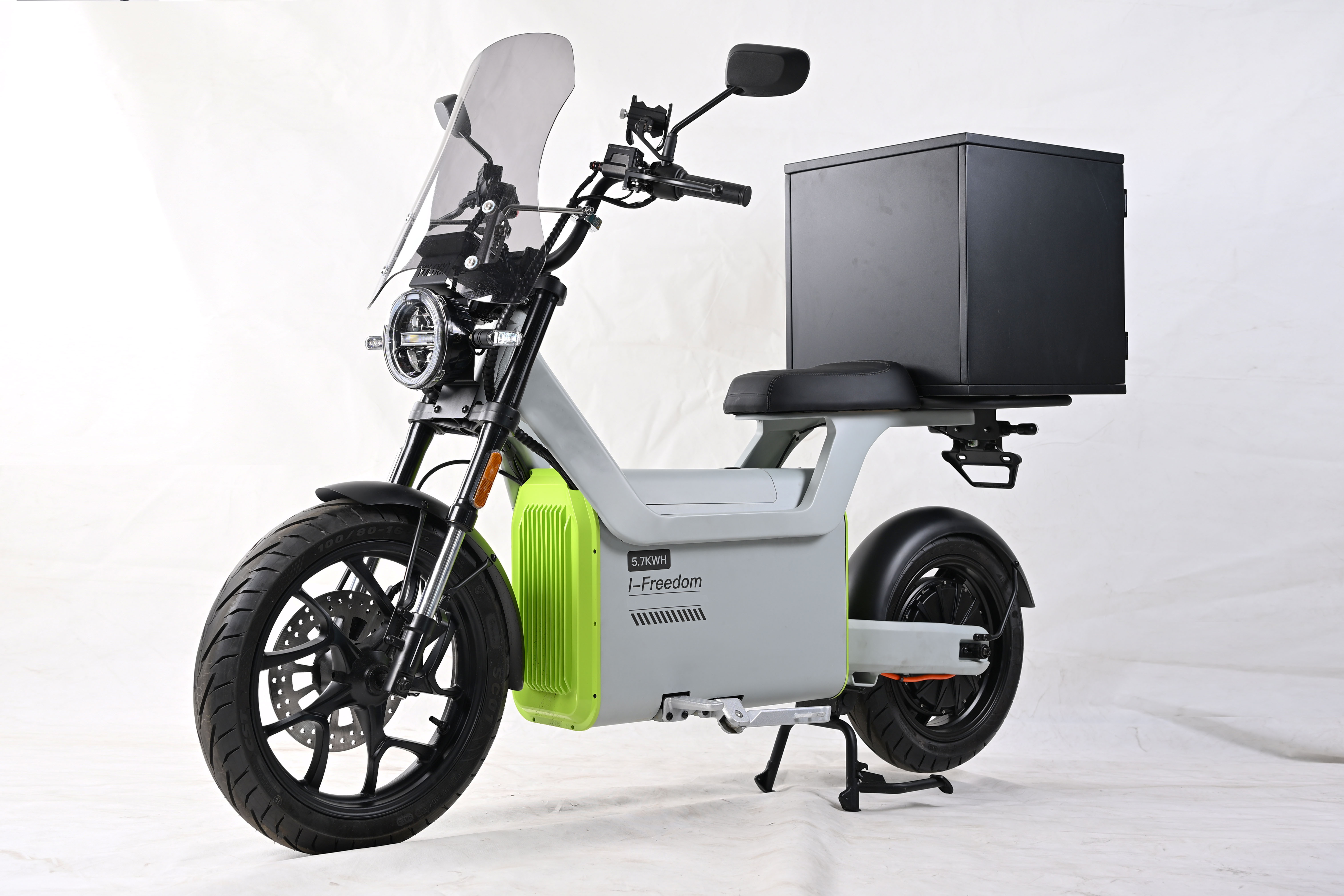 72V 38Ah 3000w EEC COC Electric Motorcycle with Battery Pack and 120/70-14 Wheel Size
