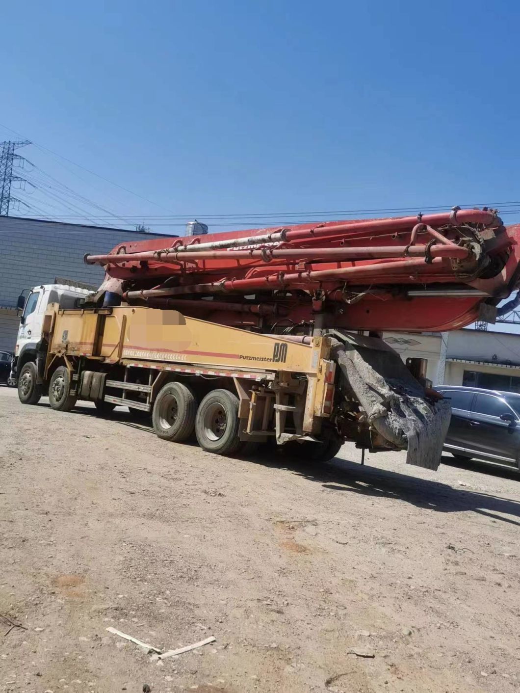 Putzmeister Heavy Equipment 49 Meter Ready Mix Concrete Pump