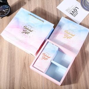 Wholesale Recyclable Custom Luxury Rigiding Creative Colorful Gradient Gift Box With Your Own Logo from china suppliers