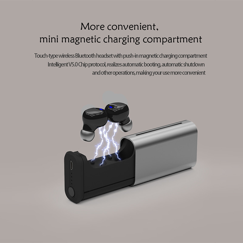 Mini Size True Wireless Stereo Earbuds Customized Package In Ear Type