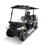 New Energy 6-8 Seater Golf Cart 60v Quiet Lithium Battery Off-Road Tires High