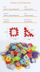 PP Plastic Assemble Bricks Creative DIY Toy for Early Education Cognition