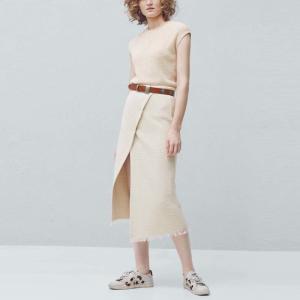 Wholesale 2018 wholesale summer&amp;Autumn women office knitted cotton skirts from china suppliers