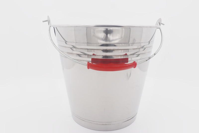 14L Wholesale home durable metal water bucket with handle champagne wine beer stainless steel ice bucket