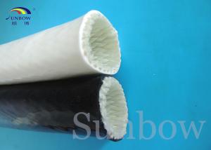 Wholesale Rust Red High Temperature Fiber Glass Sleeve Firesleeve Braided from china suppliers