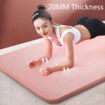 Beginner Gym Pilates Exercise 20mm Widened Lengthened Home Fitness Non Slip NBR