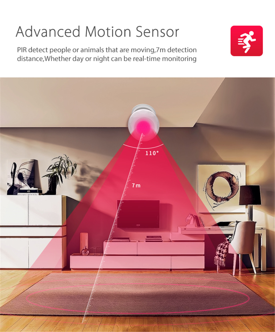 Wi-Fi Motion PIR Sensor(MYQ-AMS03)