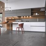 Contemporary Custom Particle Board Lacquer Kitchen Cabinet Residential Indoor