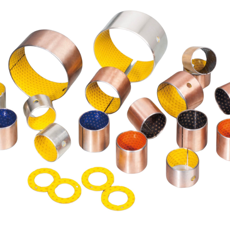 OEM Self Lubricating Polymer Sleeve Bushing Bearings Low Friction Excellent Chemical Resistance