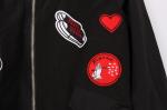 Ladies 2 color Nylon Elastic parka, Women's fashion parka,Embroidery, Special
