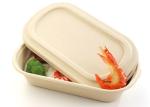 diaposable paper pulp take away food fruit contianer lunch box