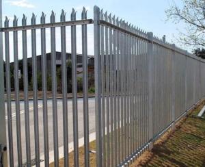 Wholesale Garden Steel Palisade Fencing Hot Dipped Galvanized With Post from china suppliers