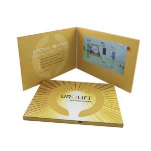 Wholesale 1024 X 600 Invitation LCD Video Greeting Card Double Sided Printing from china suppliers