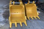 Wear-resistant 20-25t CAT320 1CBM excavator rock bucket , digging bucket for