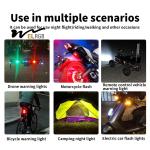 Motorcycle Tail Light Strobe LED Motorcycle Lights 5V Universal
