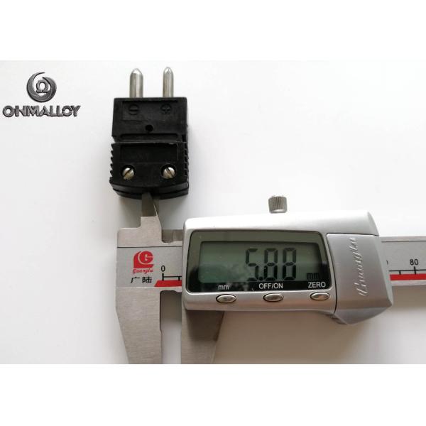 Round Pin Thermocouple Type J Middle Size Connector Thermometer Plug Same as OME*A Connector