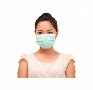 Wholesale 100% Polypropylene Fabric Surgical Medical Masks White / Green / Blue from china suppliers