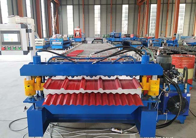 IBR Trapezoidal Sheet Roll Forming Machine
