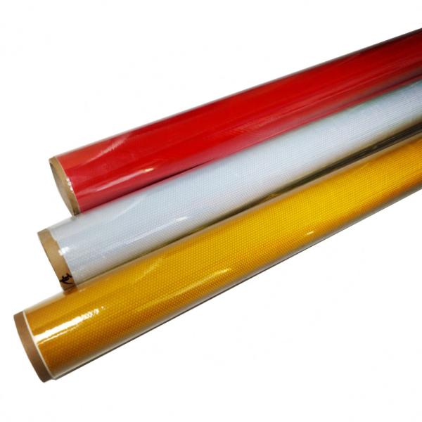 Honeycombe Reflective Tape Sheets , Red White Yellow Reflective Stickers For