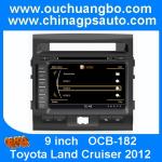 Ouchuangbo car headunit sat navi DVD radio for Toyota Land Cruiser 2012 S100