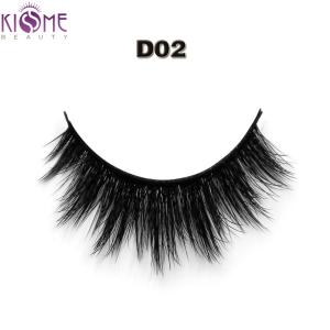 Wholesale Luxury Volume 3D Synthetic False Eyelashes Easy Wear For Party Makeup from china suppliers