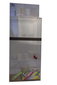 Wholesale Odorless Corrugated Floor Display Box Antiwear 3 Layers Organic Glass from china suppliers