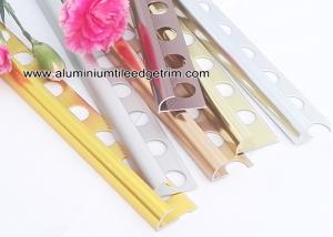 Wholesale Quarter Round Aluminium Tile Edge Trim For Outside Corner Tile Edge Protection from china suppliers