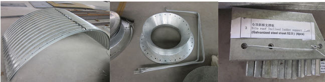10T Capacity Hopper Silo Roll Forming Machine Assembly Feed >25 - 40 Years Lifetime