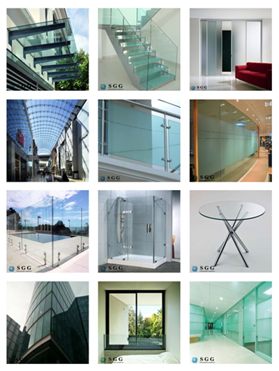 10mm low iron glass panels
