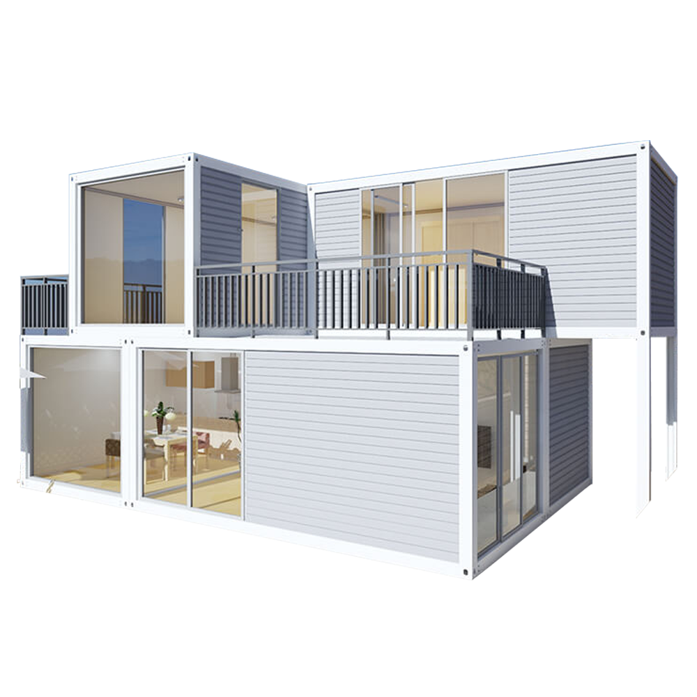 Zontop Modern Flat Pack Portable Living 40 Ft Container Office Container House Villa Prefabricated Houses