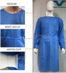 Soft Lightweight Disposable Isolation Gown CE Certified Anti Static Medical