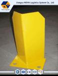 Yellow Rack Spare Parts Customized Metal Steel Post Protectors For Cantilever