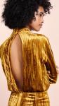 Clothing Fashion Women Maxi Velvet Dress Casual