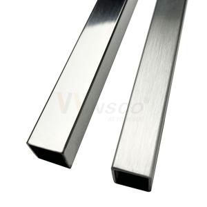 Wholesale 0.4mm-1.2mm Thickness 6M Length Stainless Steel Square Tube 10mmx10mm Size AISI 201 304 316 Inox Metal Pipe from china suppliers