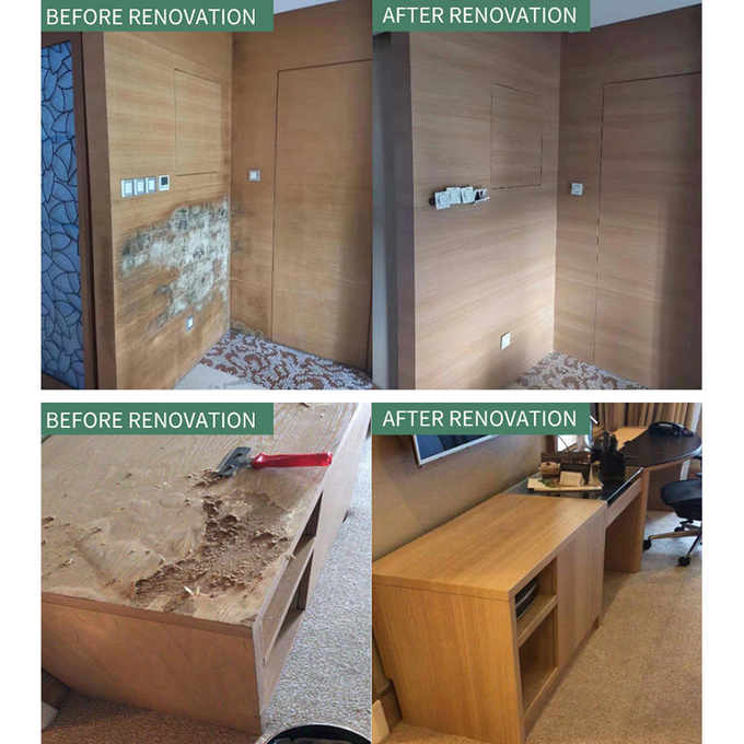 120m Liner Paper Self Adhesive PVC Film in Wooden/Marble/Cloth/Metal/Solid Color with Matt Embossed Surface