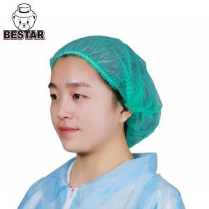 Wholesale Extra Large Bouffant Disposable Nonwoven Cap 21 Inch For Food Industry from china suppliers