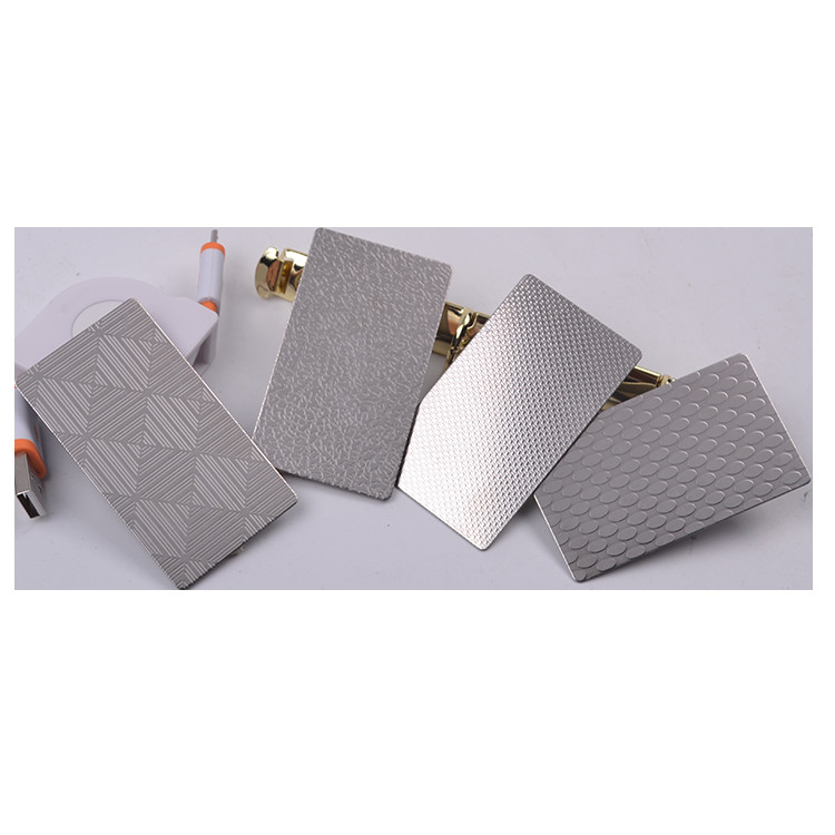 Art Pattern Embossed Stainless Steel Sheet Stamped Panels 1000mm 430 304 Decor