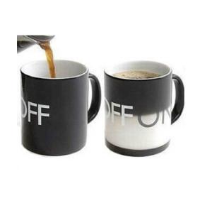 Wholesale New creative gift product on/off colour change temperature sensing ceramic mugs cup from china suppliers