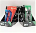 Nylon Braided USB Data Cable for Fast Charging Mobile Phones 2A Metal Quick