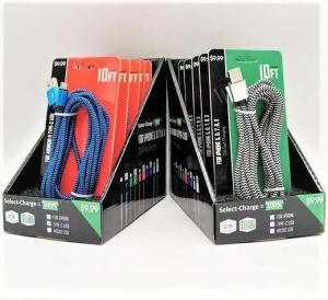 Wholesale USB 3.0 Connector Nylon Braided Cable 2A Fast Charging Data Cable For Phone Charger from china suppliers