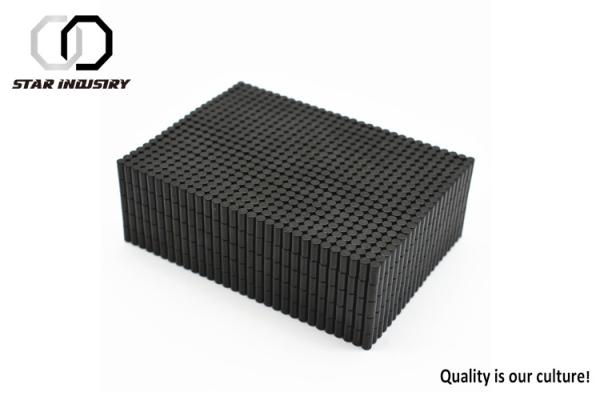 Black Neodymium magnets in grade N52 , Epoxy Coated N52 Magnets For Door Holder