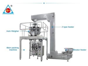 Wholesale 4 head of electronic weight grain sugar coffee bean,rice ,sachet,snack,salt packaging machine from china suppliers