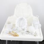 1Set 8 Pcs Silicone Baby Feeding Set Sustainable Pantone Color